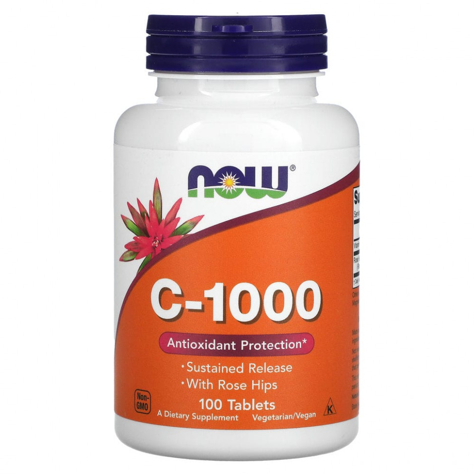 ���� ������ (Iherb) NOW Foods, C-1000, 100 ��������, ������ �� 1770 ���