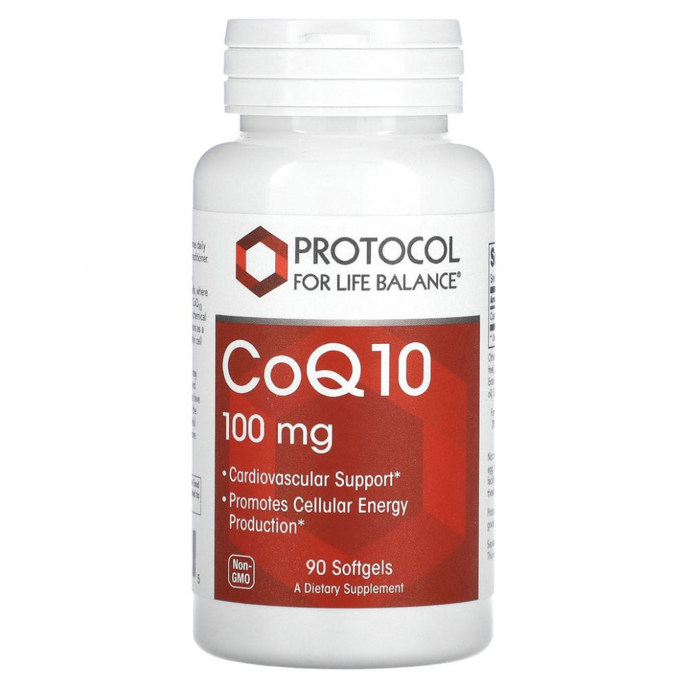   (Iherb) Protocol for Life Balance,  Q10, 100 , 90      -     , -, 