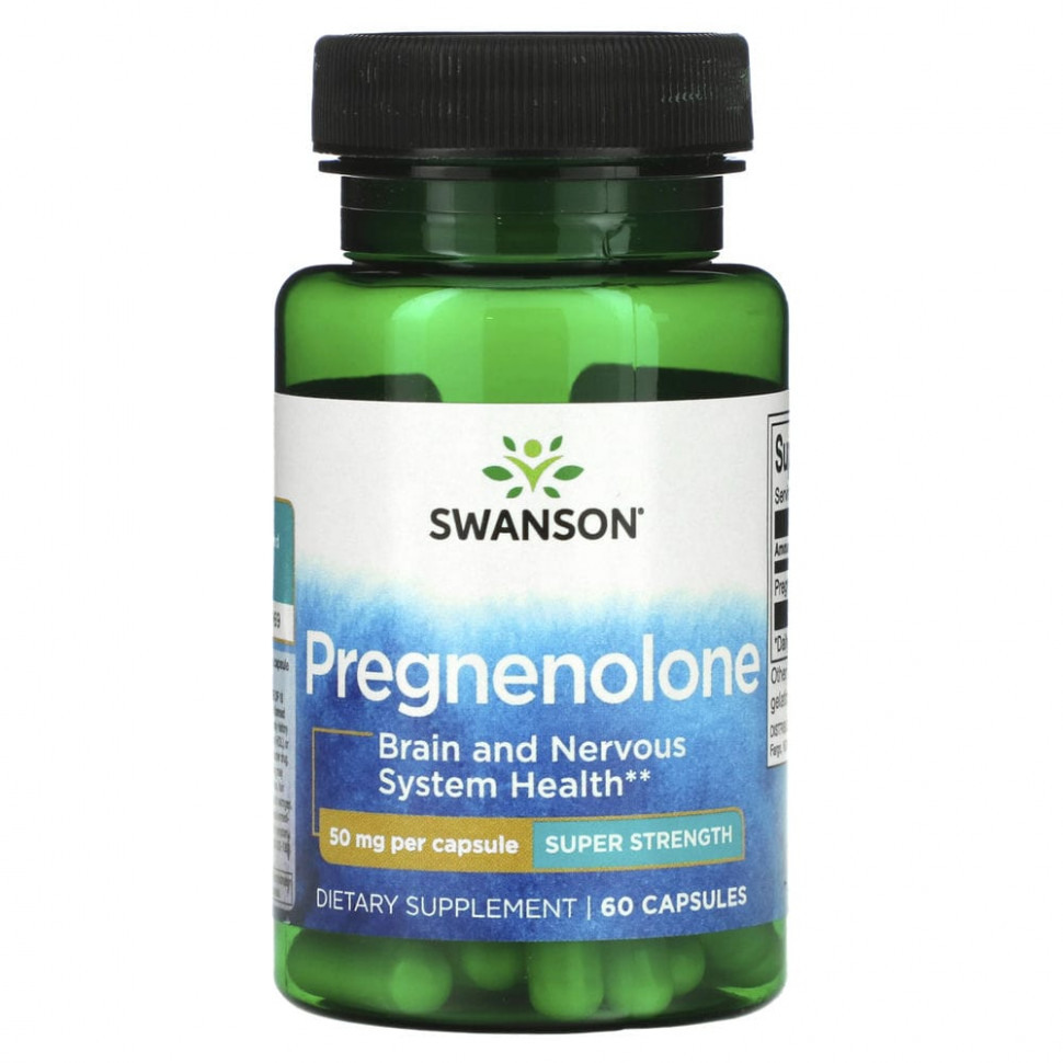 ���� ������ (Iherb) Swanson, �����������, ���������, 50 ��, 60 ������, ������ �� 1540 ���