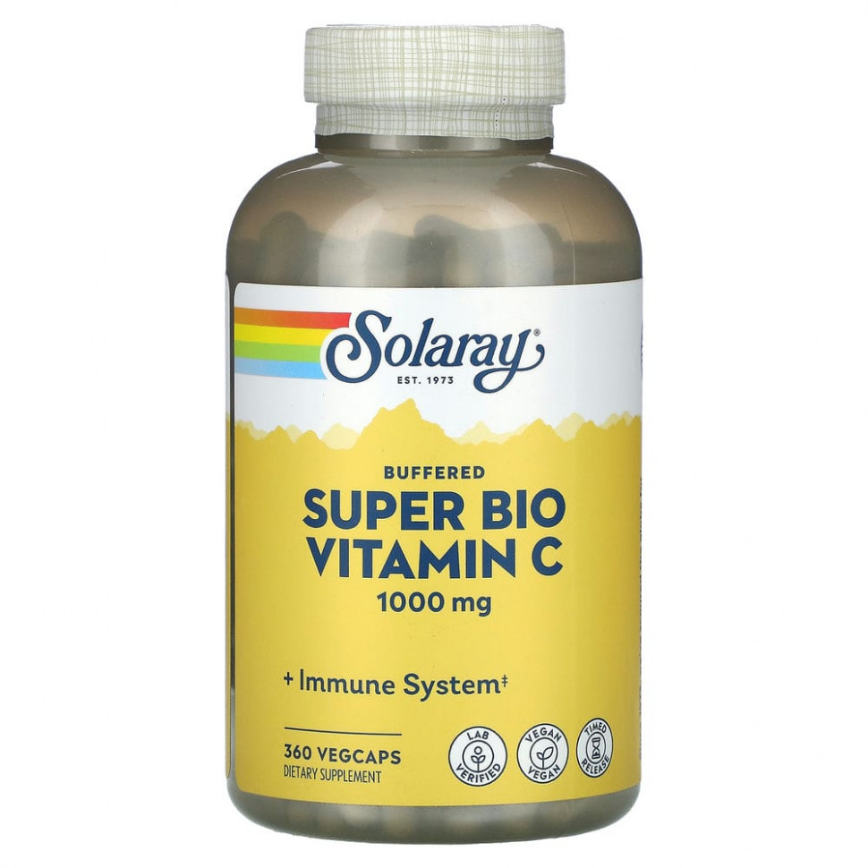   (Iherb) Solaray, Super Bio Vitamin C,   , 500 , 360      -     , -, 