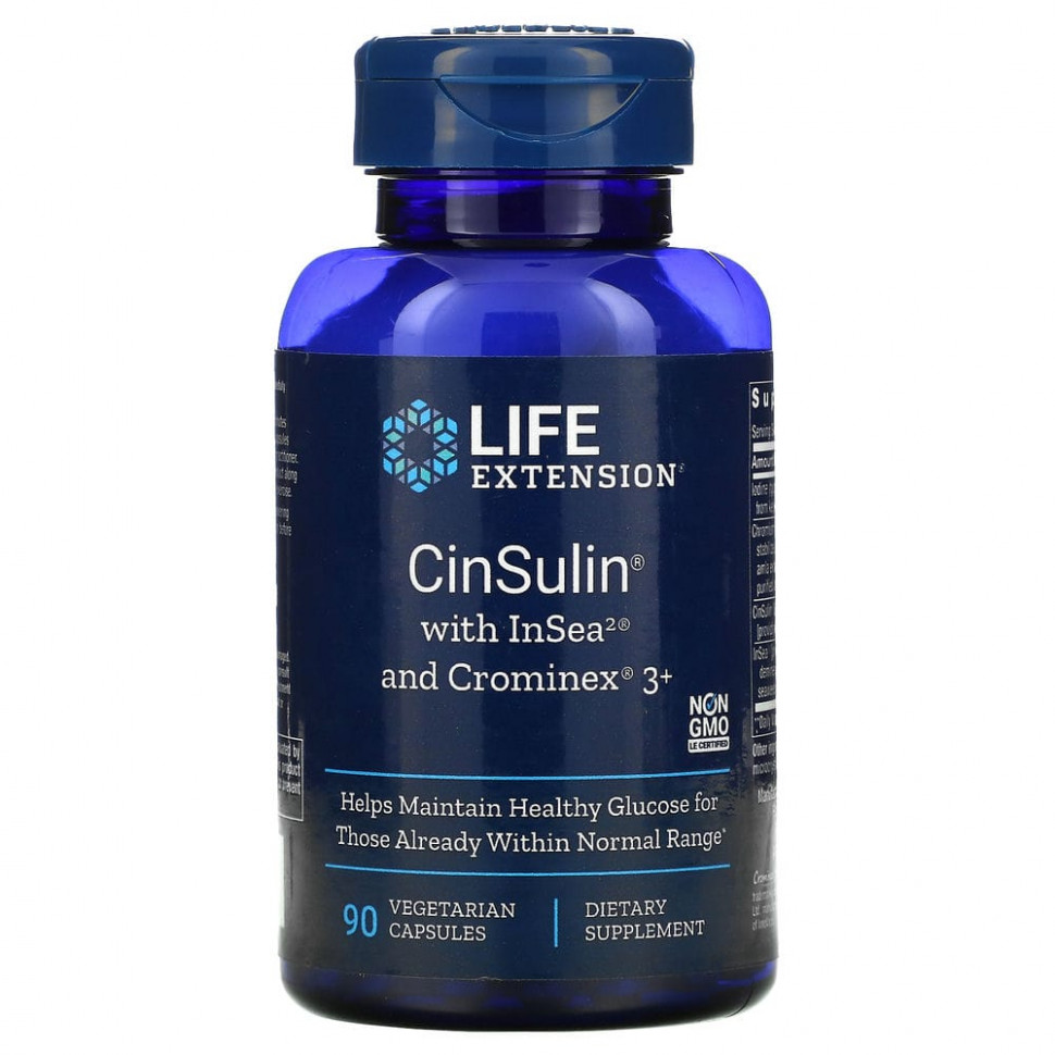 ���� ������ (Iherb) Life Extension, CinSulin � InSea2 � Crominex 3+, 90 ������������ ������, ������ �� 4480 ���