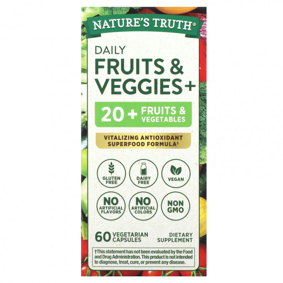   (Iherb) Nature's Truth,     +, 60      -     , -, 