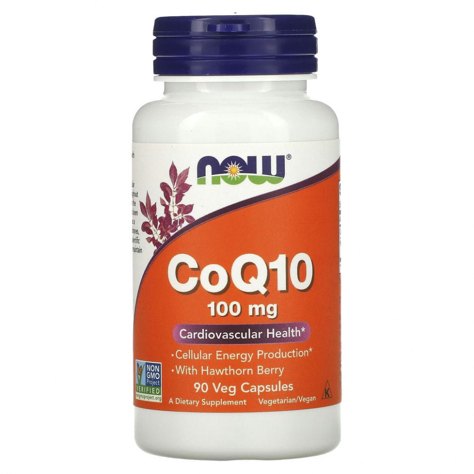���� ������ (Iherb) NOW Foods, CoQ10 � ������� ����������, 100 ��, 90 ������������ ������, ������ �� 4380 ���
