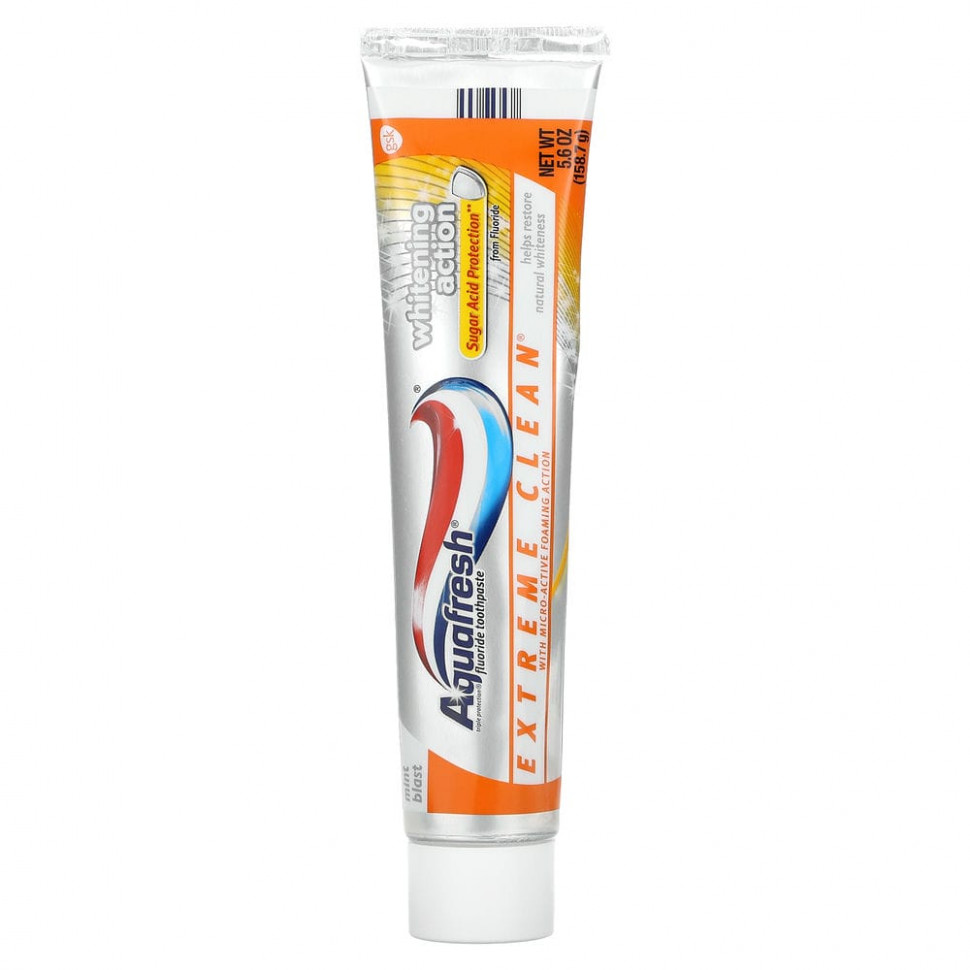 ���� ������ (Iherb) Aquafresh, ������������ ������ ������ ����� � ������, ������������ ��������, ������ ����, 158,7 � (5,6 �����), ������ �� 1310 ���