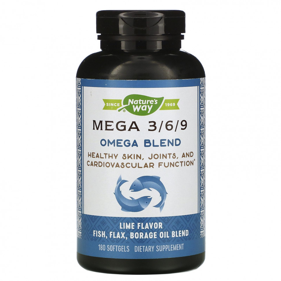 ���� ������ (Iherb) Nature's Way, ����� 3/6/9, �����-�����, �� ������ �����, 180 ������ ��������, ������ �� 7420 ���