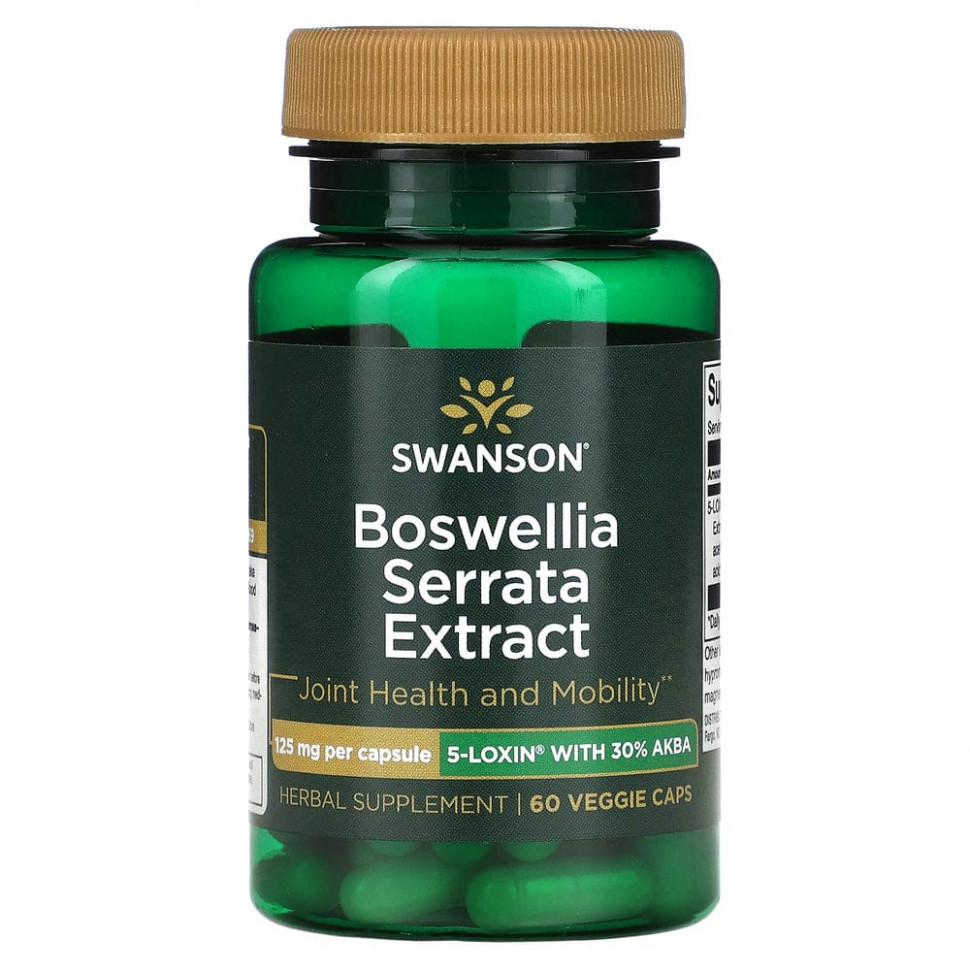 ���� ������ (Iherb) Swanson, �������� ��������� ���������, 125 ��, 60 ������������ ������, ������ �� 3790 ���