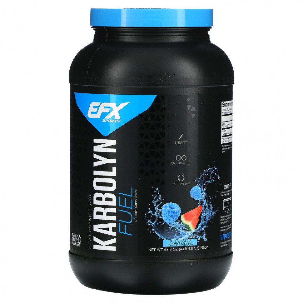 ���� ������ (Iherb) EFX Sports, Karbolyn Fuel, ������� ������� � �����, 1950 � (4,3 �����), ������ �� 10470 ���