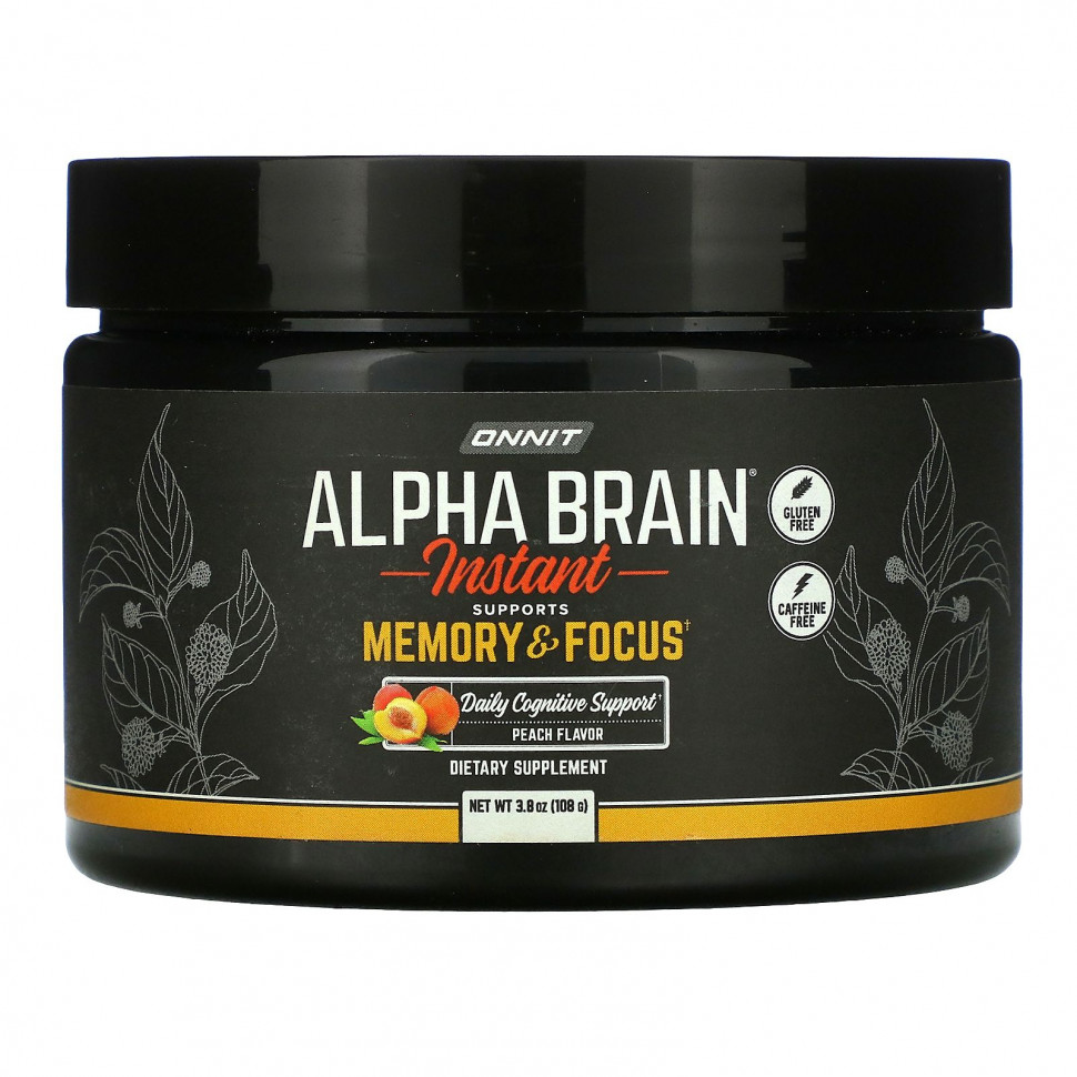   (Iherb) Onnit, Alpha Brain Instant,     , , 108  (3,8 )    -     , -, 