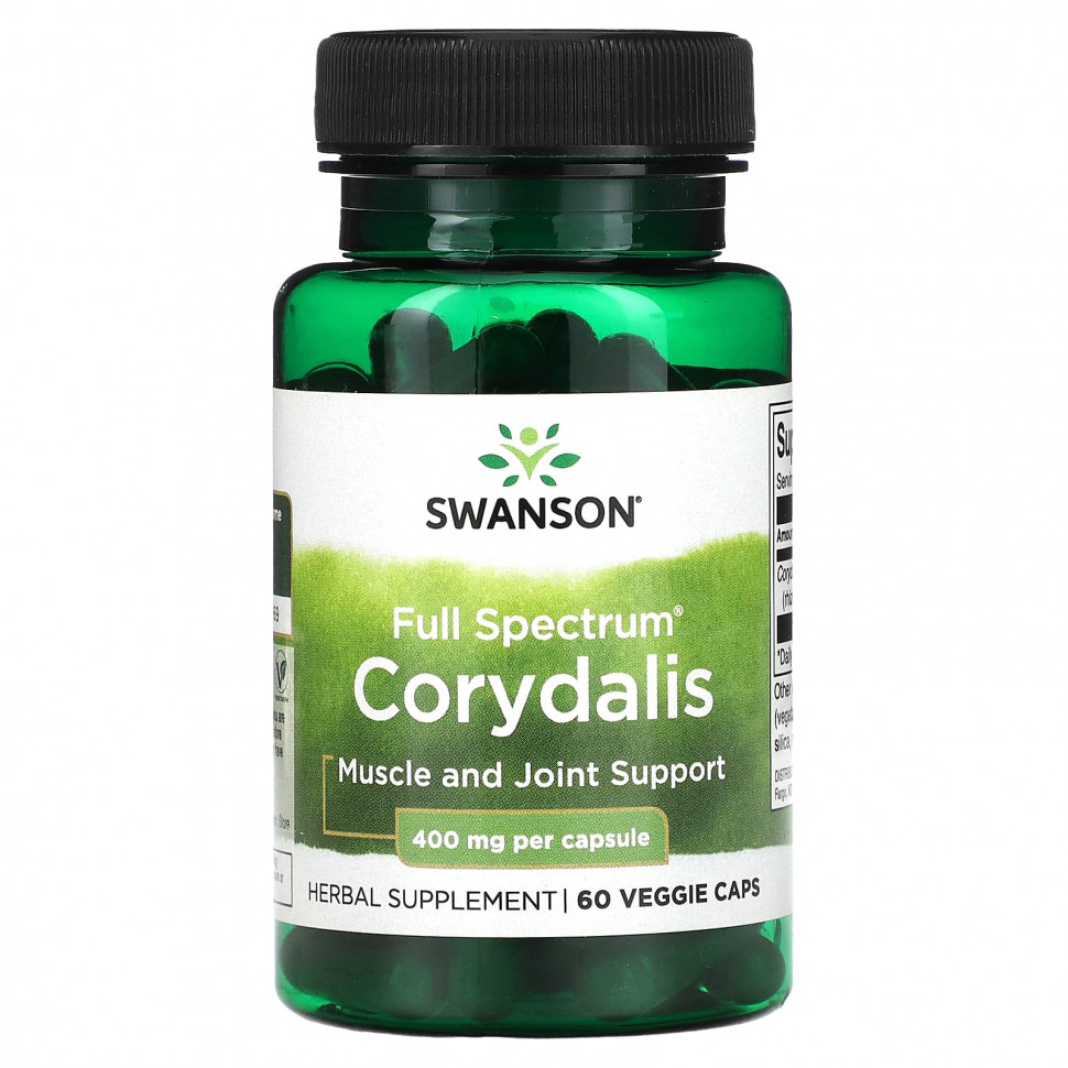   (Iherb) Swanson, Corydalis  , 400 , 60      -     , -, 