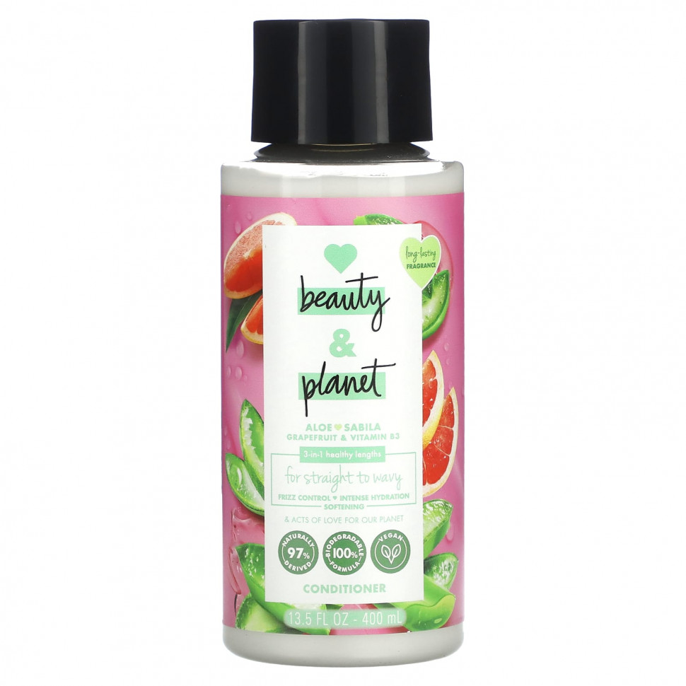 ���� ������ (Iherb) Love Beauty and Planet, �����������, ��� ����� � ������������ ��������, ���� ������, ��������� � ������� B3, 400 �� (13,5 ����. �����), ������ �� 1910 ���
