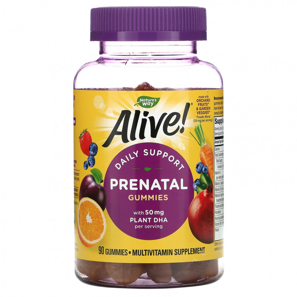   (Iherb) Nature's Way, Alive!      ,   , 90      -     , -, 