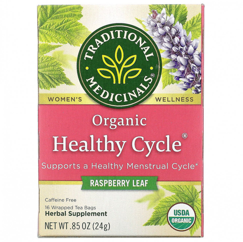   (Iherb) Traditional Medicinals, Organic Healthy Cycle,  ,  , 16  , 24  (0,85 )    -     , -, 