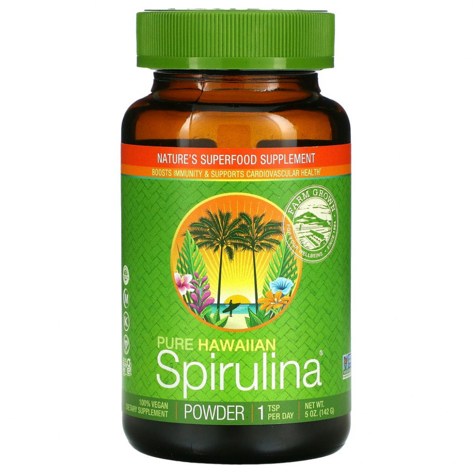 ���� ������ (Iherb) Nutrex Hawaii, Pure Hawaiian Spirulina, �������, 142 � (5 �����), ������ �� 3340 ���