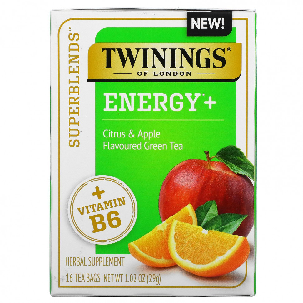   (Iherb) Twinings, Superblends, Energy   B6,      , 16  , 29  (1,02 )    -     , -, 