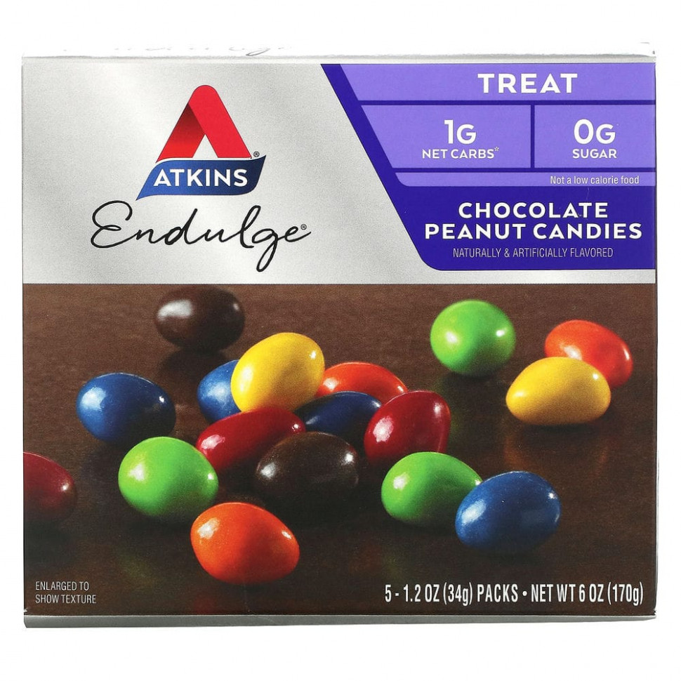   (Iherb) Atkins, Treat Endulge,    , 5 ,  34  (1,2 )     -     , -, 