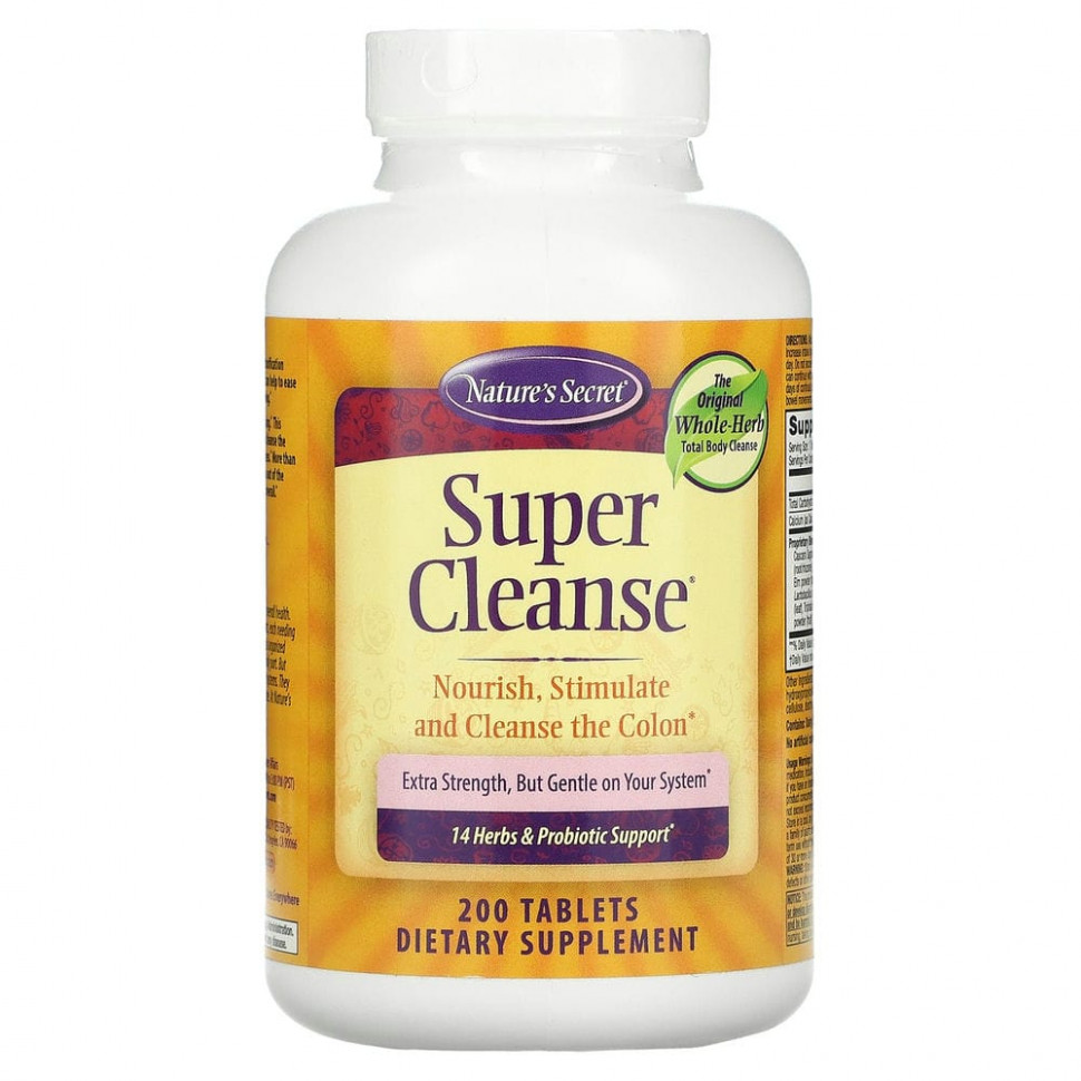   (Iherb) Nature's Secret, Super Cleanse, 200     -     , -, 