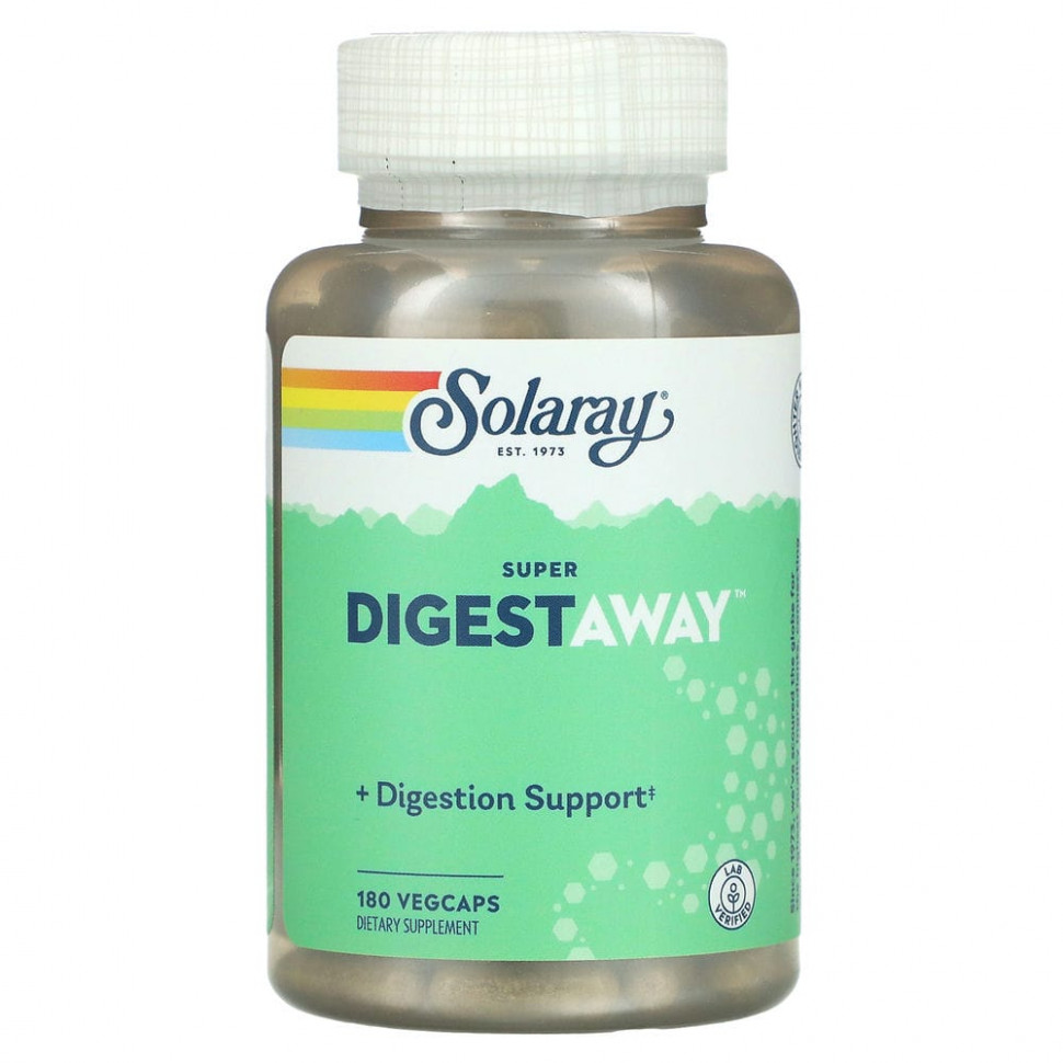   (Iherb) Solaray,   Super Digestaway   , 180      -     , -, 