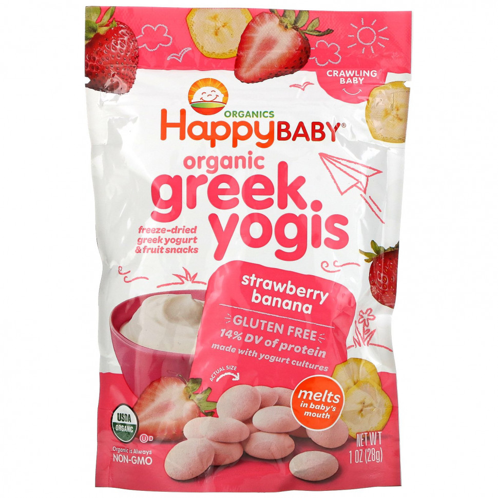 ���� ������ (Iherb) Happy Family Organics, ������������ ��������� ������, �������� � �����, 28 � (1 �����), ������ �� 1220 ���