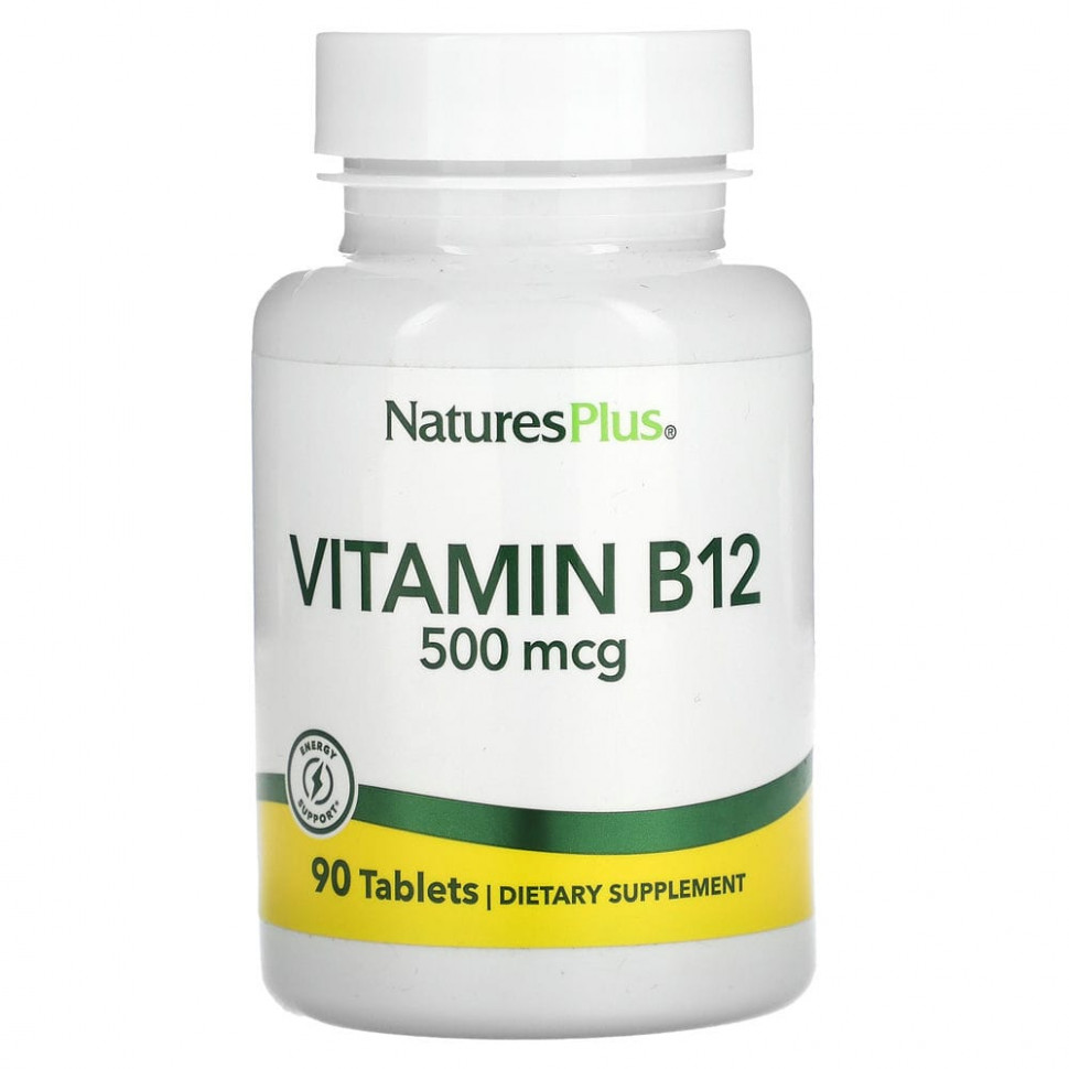   (Iherb) NaturesPlus,  B12, 500 , 90     -     , -, 