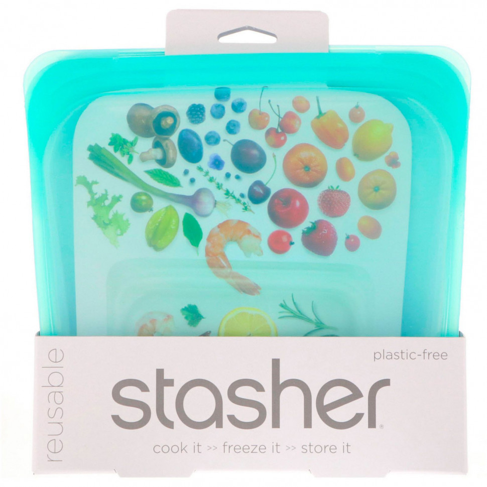   (Iherb) Stasher, Aqua,     ,    , , 450  (15 . )    -     , -, 