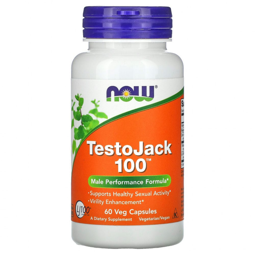 ���� ������ (Iherb) NOW Foods, TestoJack 100, 60 �������������� ������, ������ �� 2660 ���