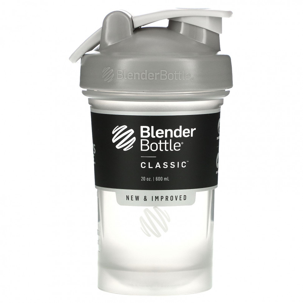 ���� ������ (Iherb) Blender Bottle, Classic With Loop, ������������ ������ � ���������, �����, 600 �� (20 �����), ������ �� 2060 ���