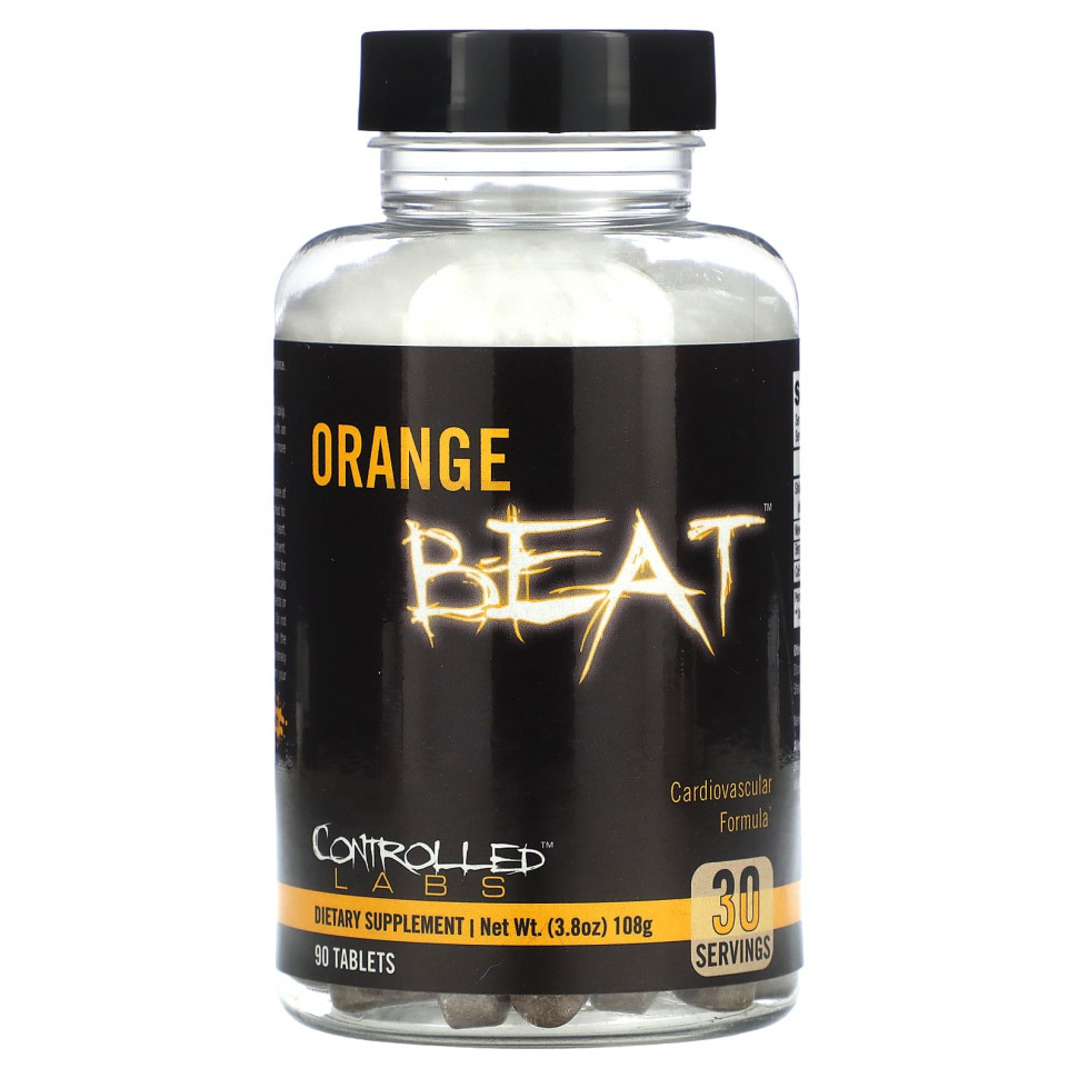   (Iherb) Controlled Labs, Orange Beat, 90     -     , -, 