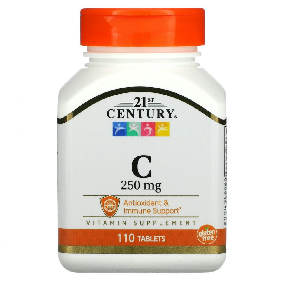 ���� ������ (Iherb) 21st Century, ������� C, 250 ��, 110 ��������, ������ �� 770 ���