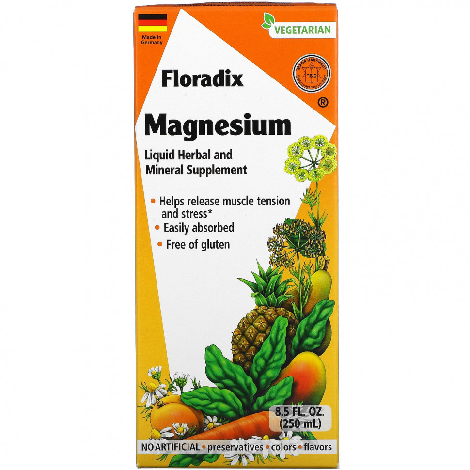   (Iherb) Gaia Herbs, Floradix, ,      , 250  (8,5 . )    -     , -, 