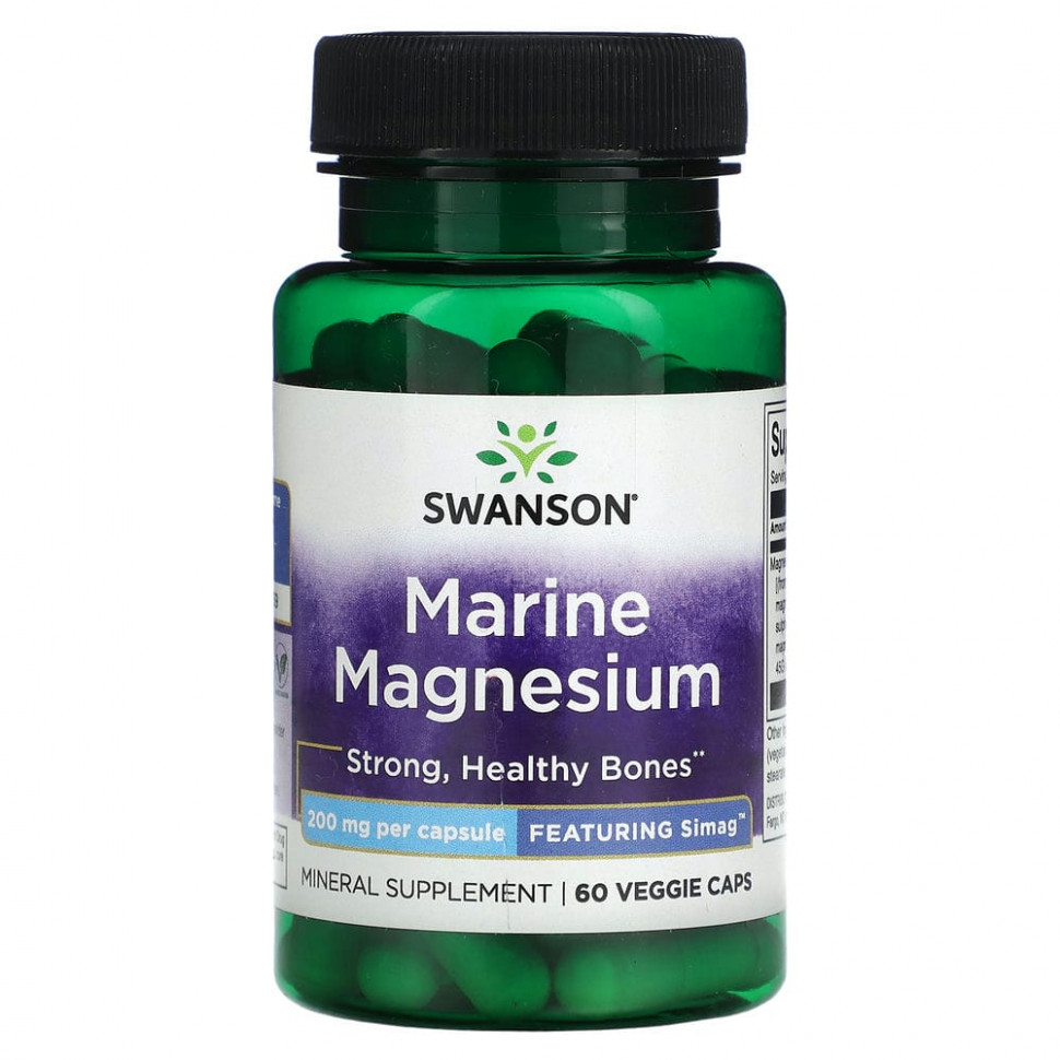 ���� ������ (Iherb) Swanson, ������� ������, 200 ��, 60 ������������ ������, ������ �� 3110 ���