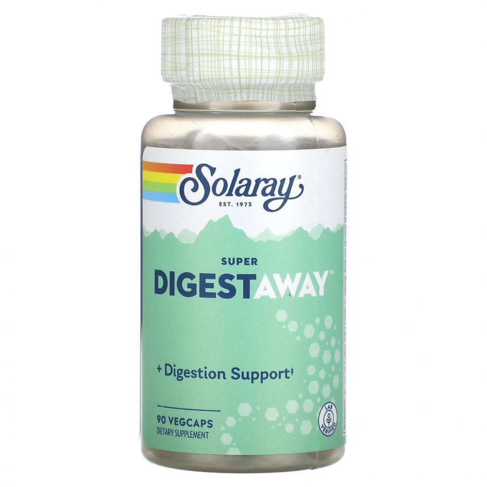   (Iherb) Solaray, Super Digestaway,   , 90     -     , -, 