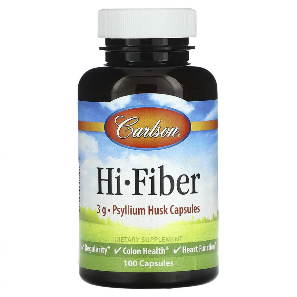 ���� ������ (Iherb) Carlson, Hi-Fiber, 0,5 �, 100 ������, ������ �� 1840 ���