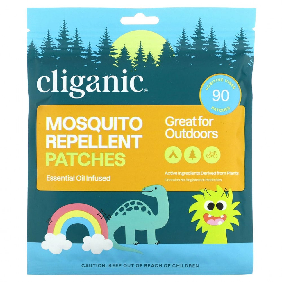   (Iherb) Cliganic,   ,  Positive Vibes,   , 90     -     , -, 