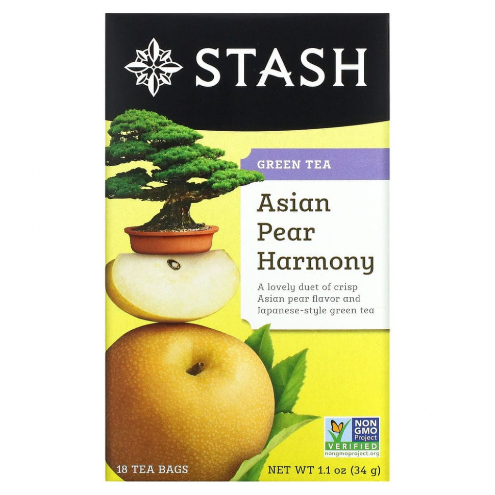 ���� ������ (Iherb) Stash Tea, ������� ���, ��������� �����, 18 ������ ���������, 34 � (1,1 �����), ������ �� 1060 ���