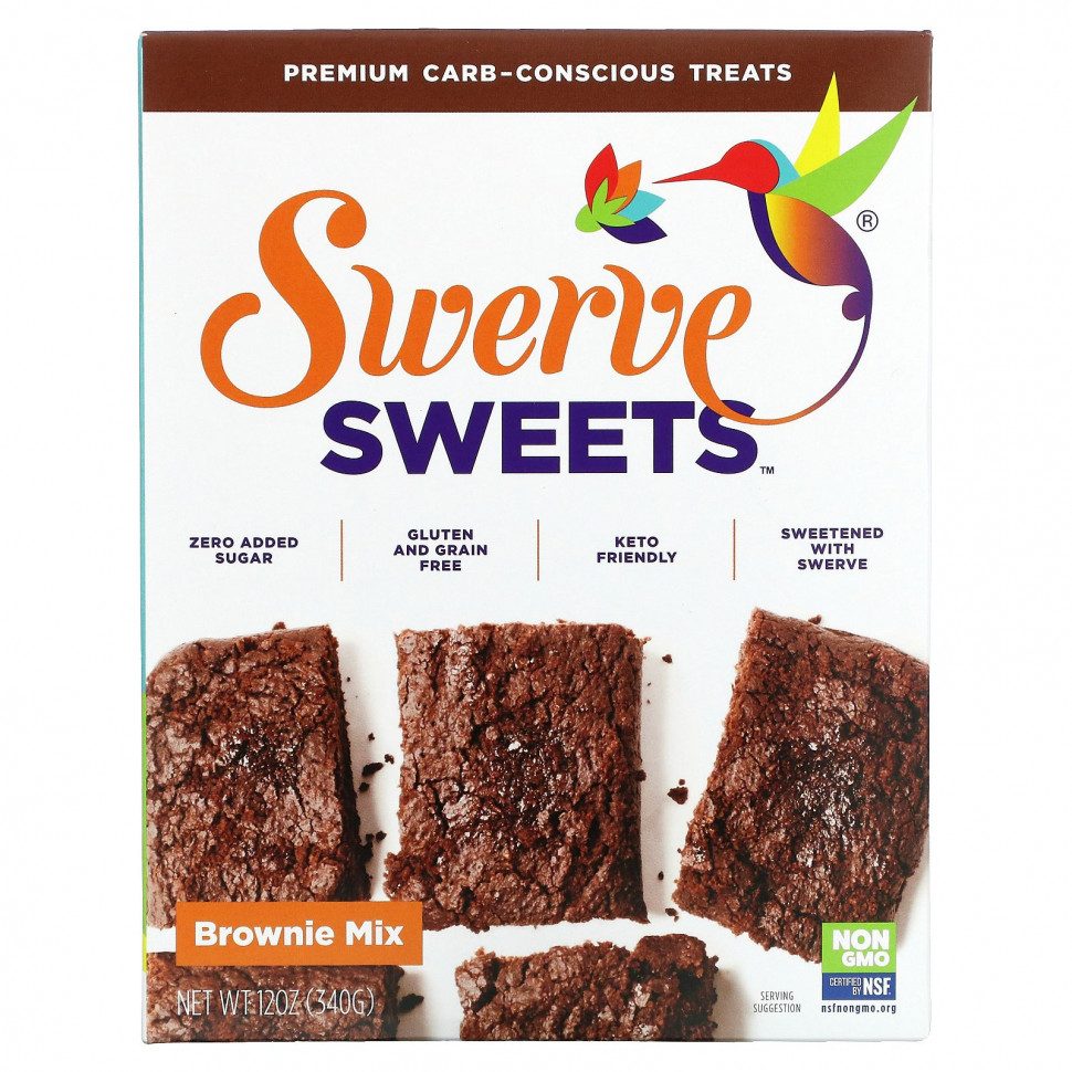 ���� ������ (Iherb) Swerve, Sweets, ����� ��� ������, 340 � (12 �����), ������ �� 2070 ���