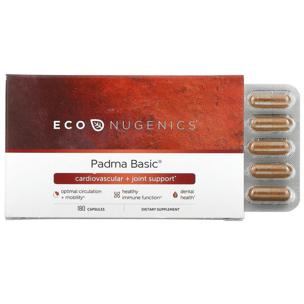 ���� ������ (Iherb) Econugenics, Padma Basic, 180 ������, ������ �� 17360 ���