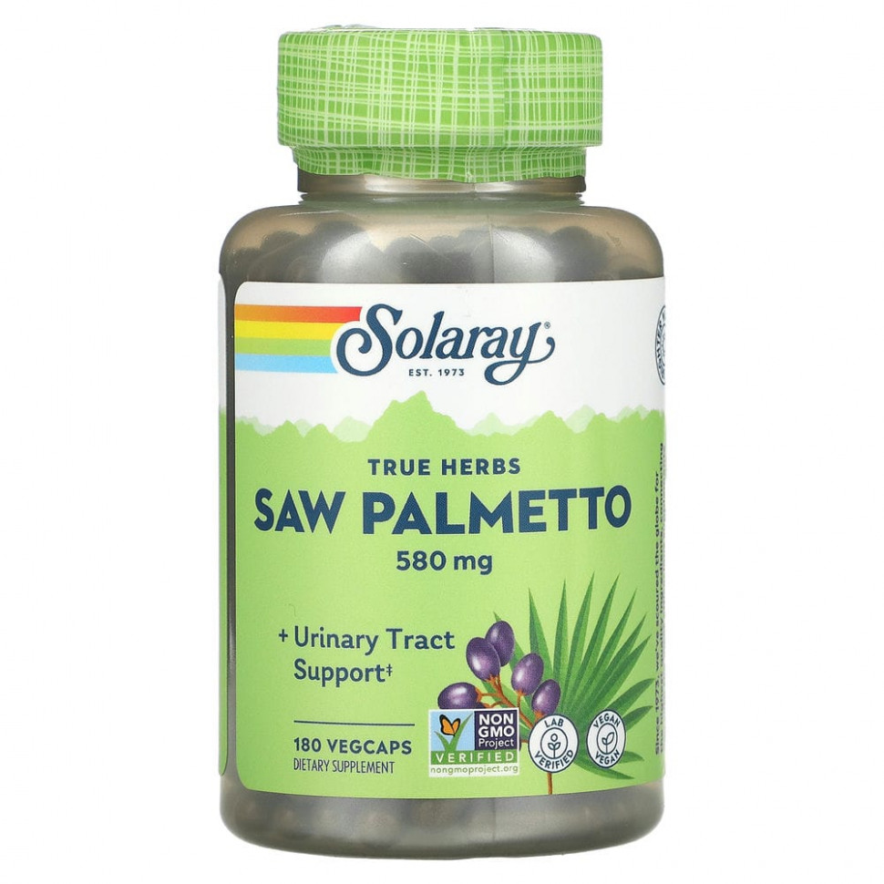 ���� ������ (Iherb) Solaray, ������� ����� �������, 580 ��, 180 �������������� ������, ������ �� 3020 ���
