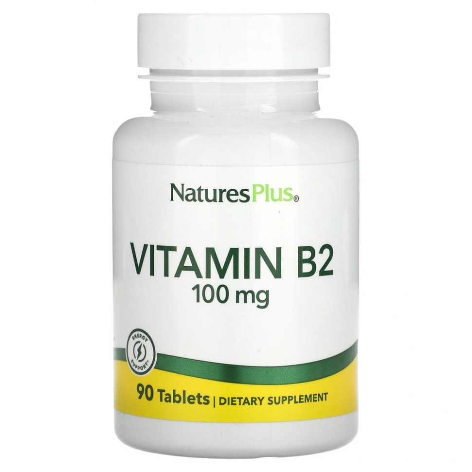   (Iherb) NaturesPlus,  B2, 100 , 90     -     , -, 