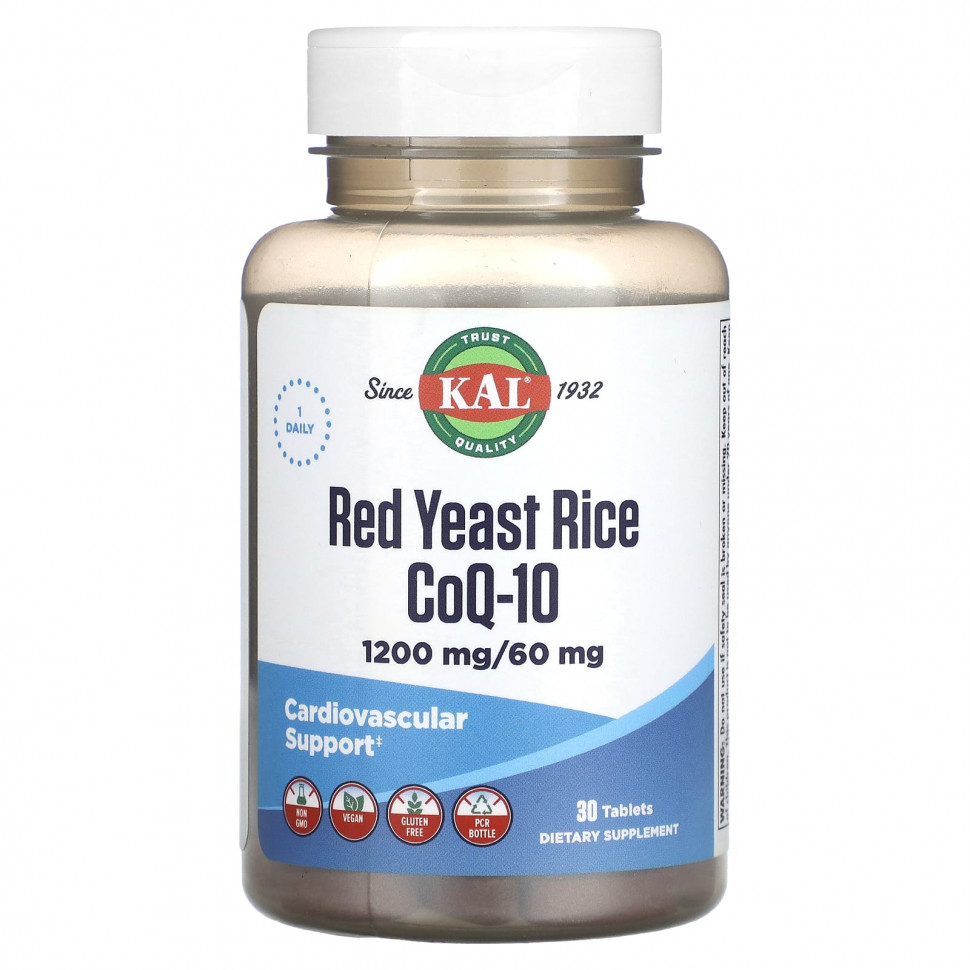   (Iherb) KAL,   , CoQ-10, 1200  / 60 , 30     -     , -, 