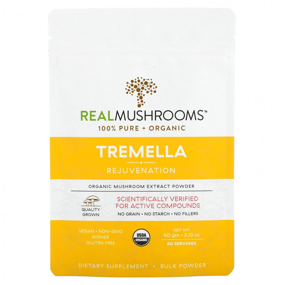   (Iherb) Real Mushrooms, Tremella,     , 60  (2,12 )    -     , -, 