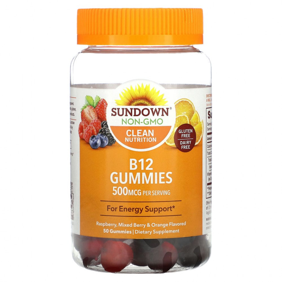 ���� ������ (Iherb) Sundown Naturals, ������� B12, ������, ������� ������� � ��������, 250 ���, 50 ����������� ��������, ������ �� 2370 ���