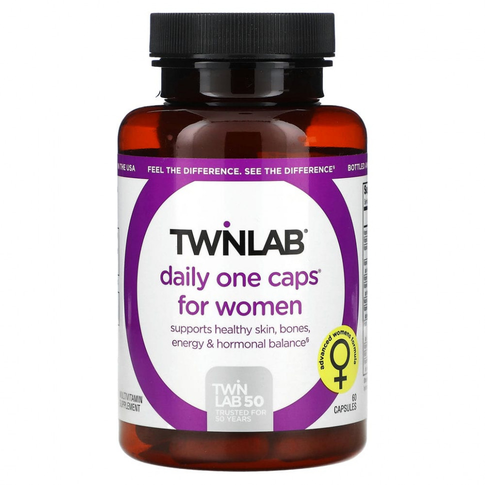   (Iherb) Twinlab, Daily One Caps  , 60     -     , -, 