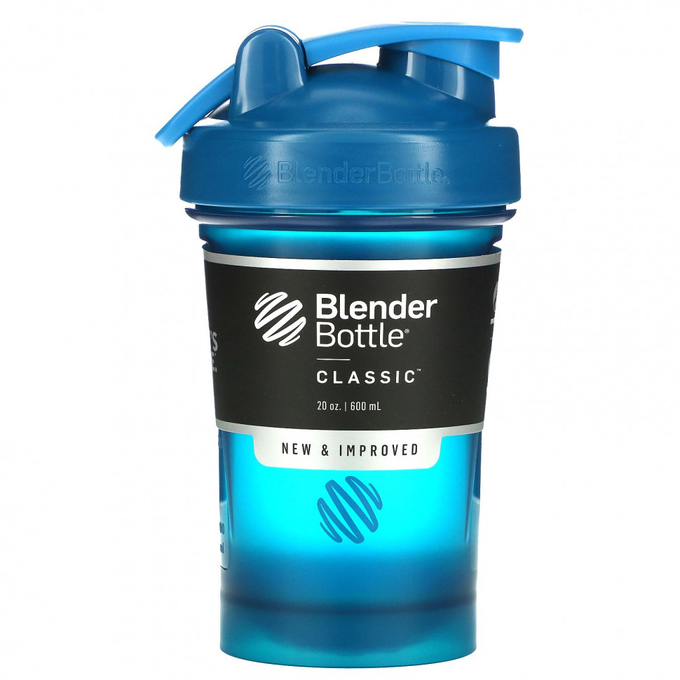 ���� ������ (Iherb) Blender Bottle, Classic With Loop, ������������ ������ � ���������, ������������ �������, 600 �� (20 �����), ������ �� 2060 ���
