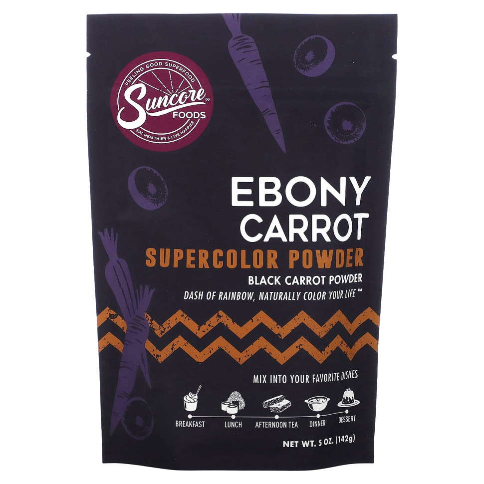 ���� ������ (Iherb) Suncore Foods, Ebony Carrot, ������������ �������, 5 ����� (142 �), ������ �� 4420 ���