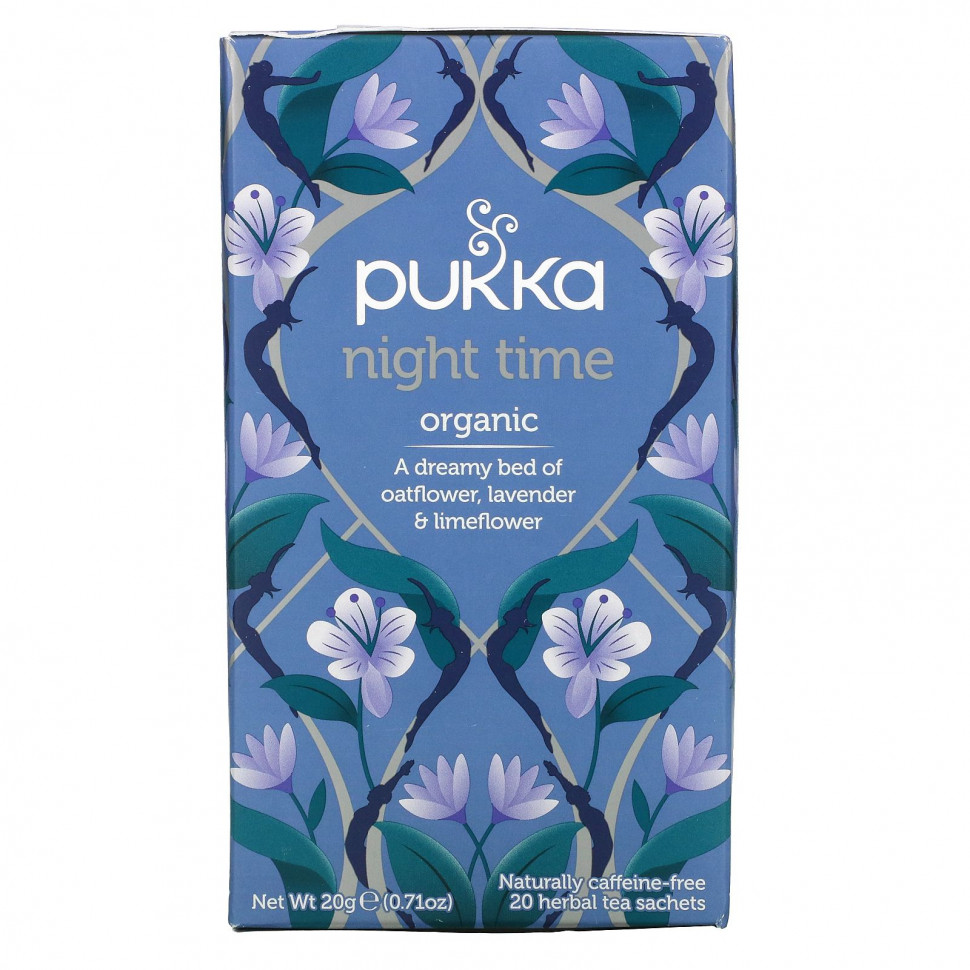 ���� ������ (Iherb) Pukka Herbs, �������� ���, �����������, ��� �������, 20 ��������� � �������� ����, 20 � (0,71 �����), ������ �� 1240 ���