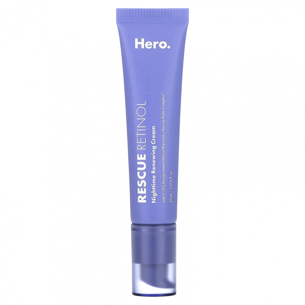 ���� ������ (Iherb) Hero Cosmetics, Rescue Retinol, ������ ����������������� ����, 30 �� (1,014 ����. �����), ������ �� 3260 ���