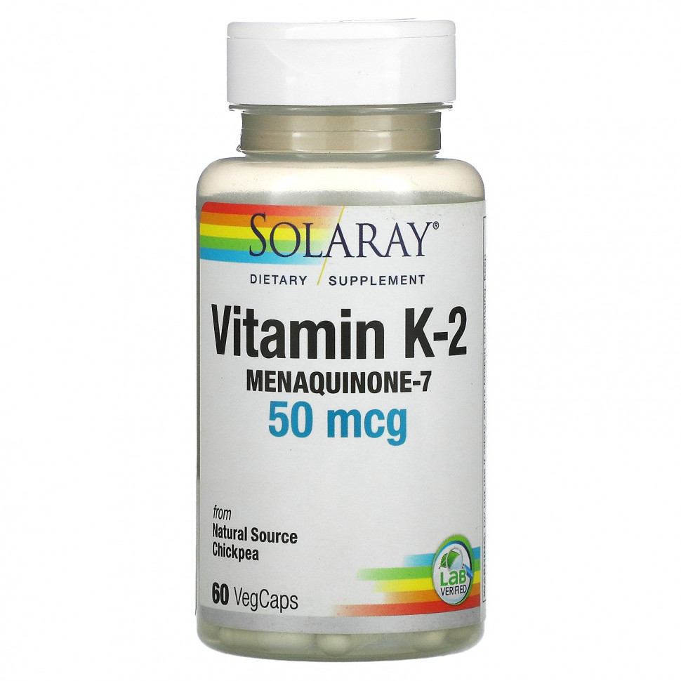   (Iherb) Solaray,  K2, -7, 50 , 60      -     , -, 