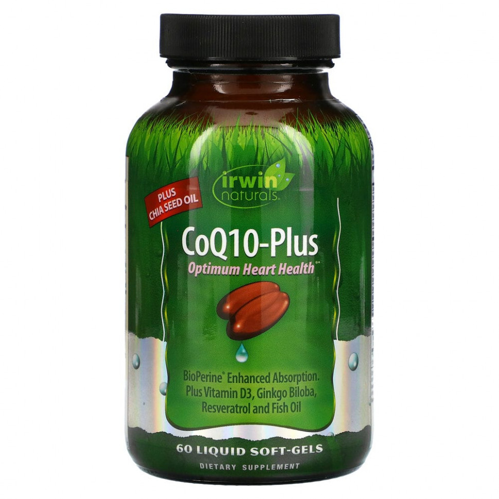 ���� ������ (Iherb) Irwin Naturals, ��������� Q10-����, 60 ������ ����������� ������ � ������ �����������, ������ �� 5630 ���