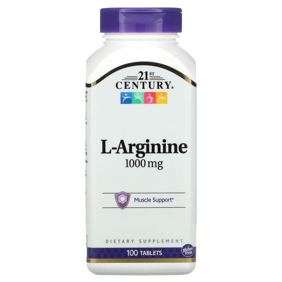 ���� ������ (Iherb) 21st Century, L-�������, 1000 ��, 100 ��������, ������ �� 2430 ���