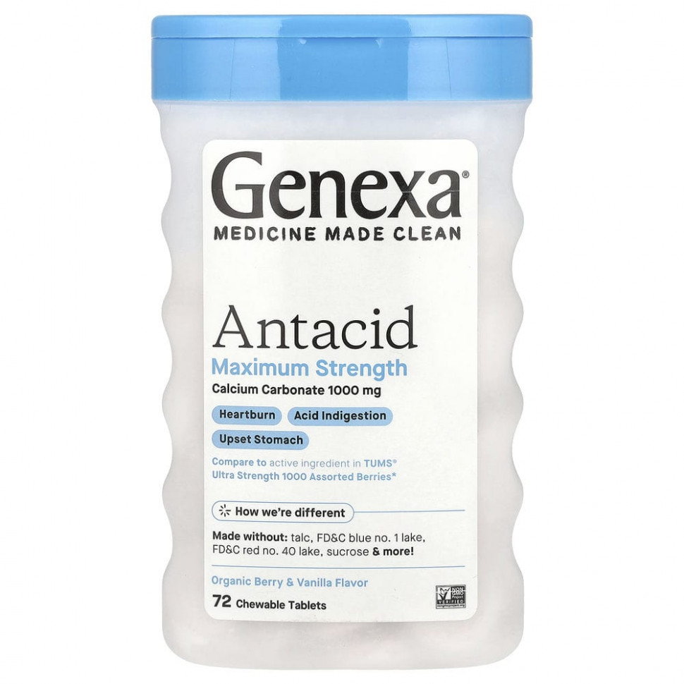 ���� ������ (Iherb) Genexa, ������� ������������ ����, ������������ ����� � ������, 1000 ��, 72 ����������� ��������, ������ �� 3430 ���
